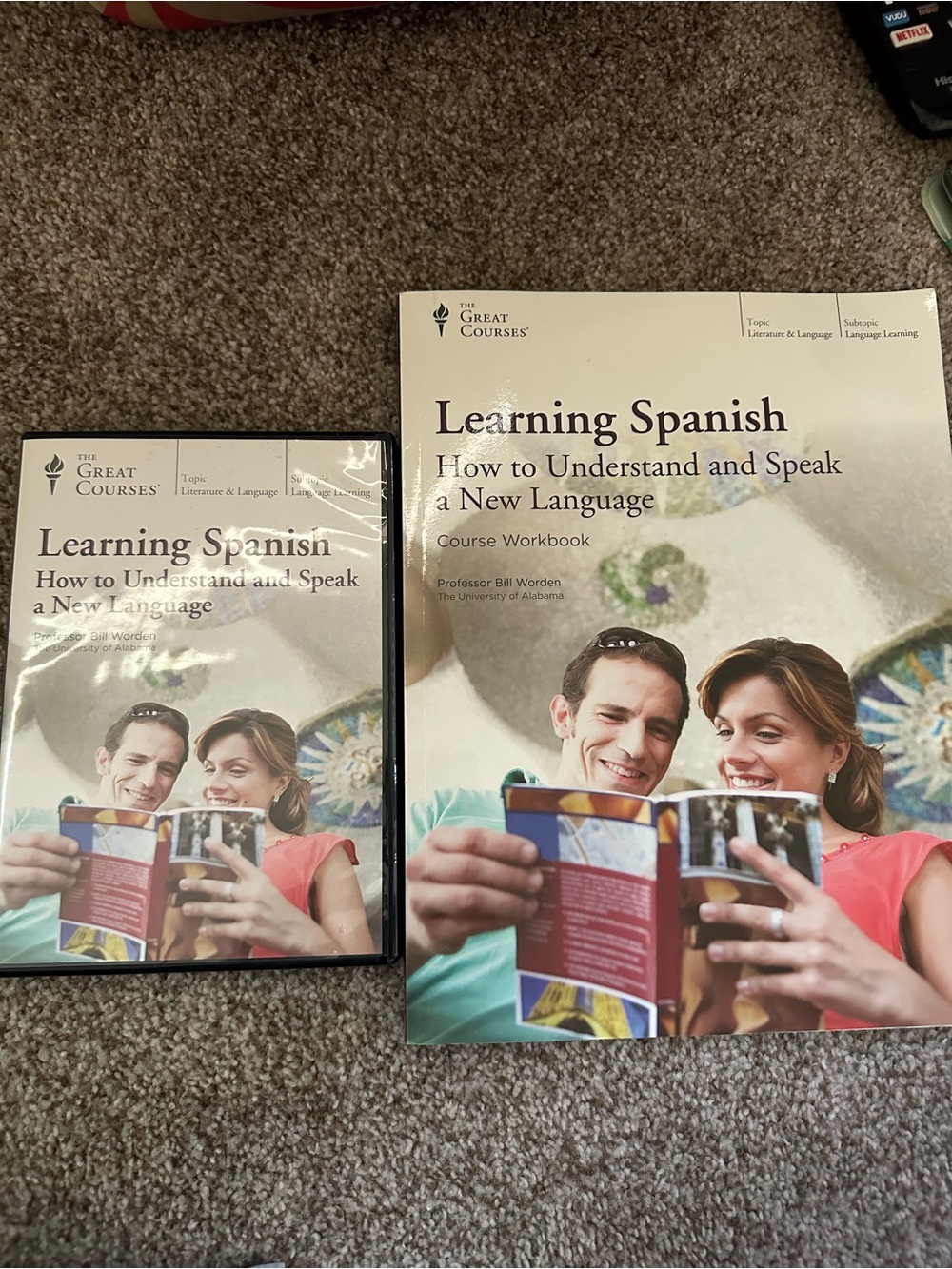Learning Spanish Course Workbook - White and Cds